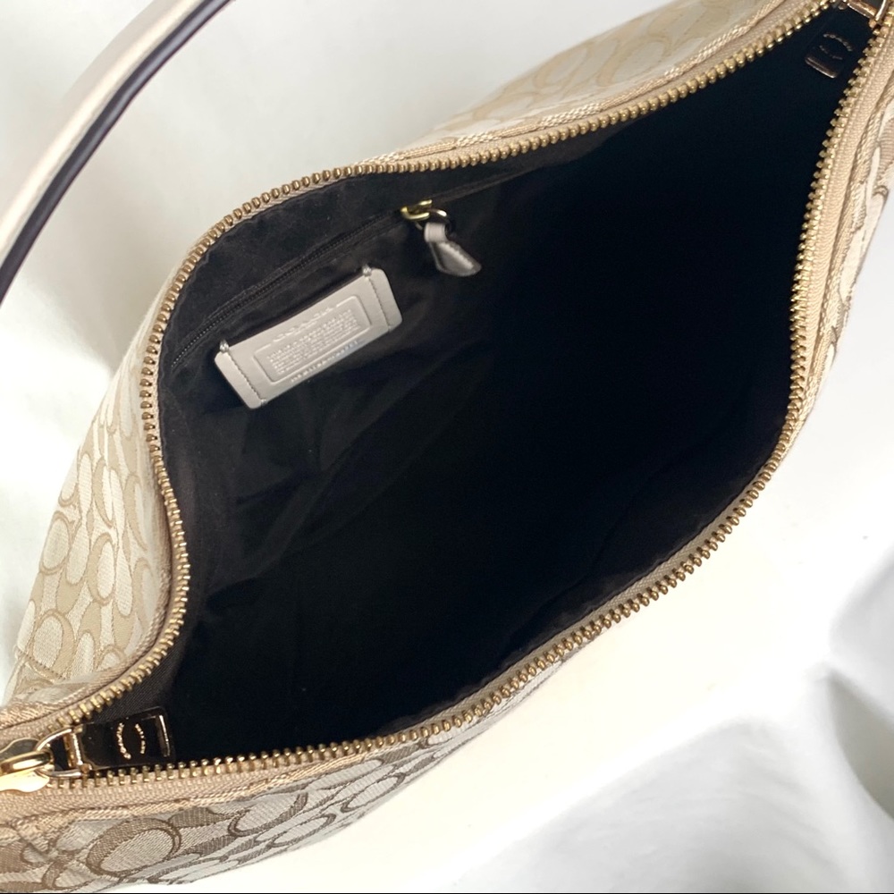 Coach Celeste Hobo Bag Outline Signature F58327 - Picture 13 of 15